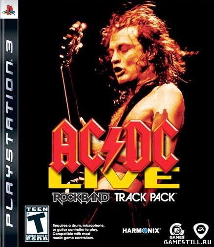 AC/DC Live Rock Band Track Pack - front
