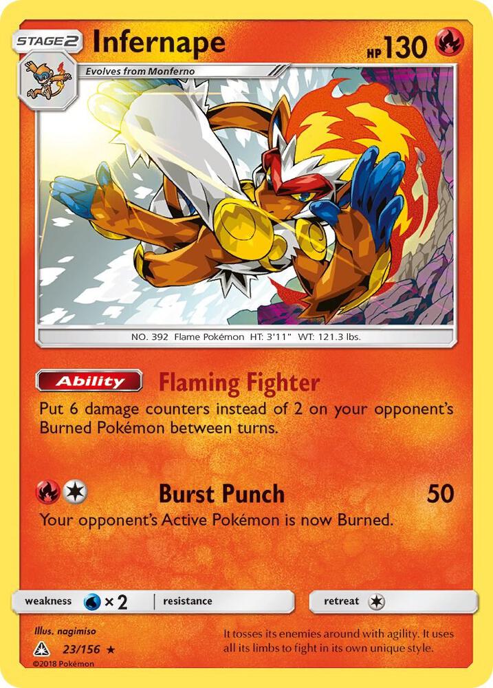 Infernape - 23/156 (Holofoil) - NM - front
