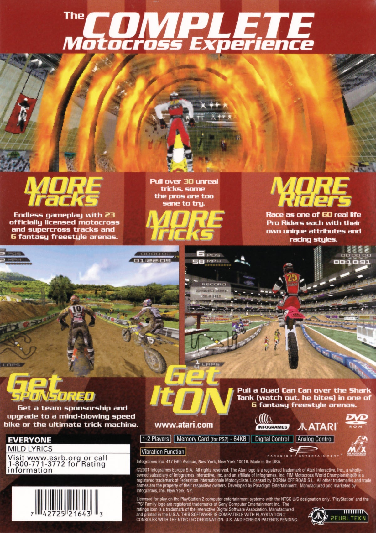 MX Rider - back