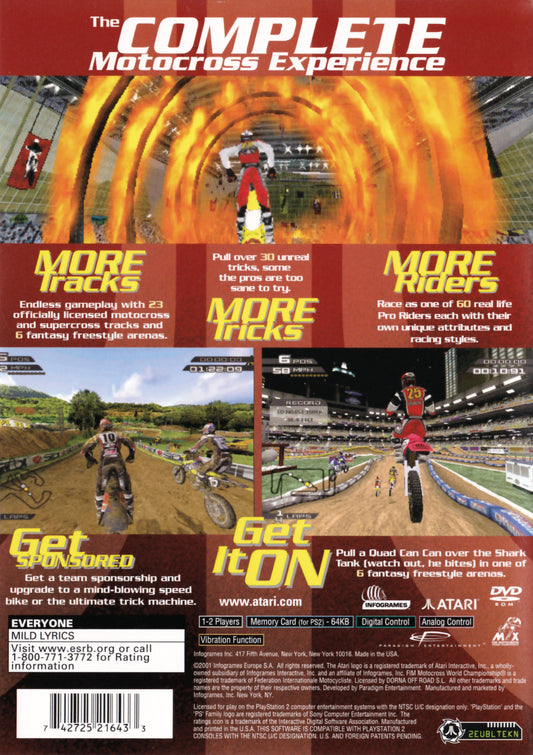 MX Rider - back
