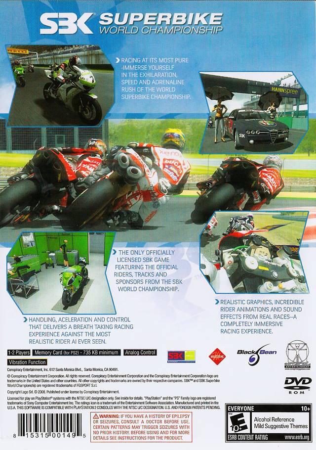 SBK: Superbike World Championship - back