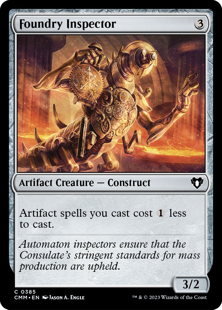 Foundry Inspector (385) (Foil) - NM - front