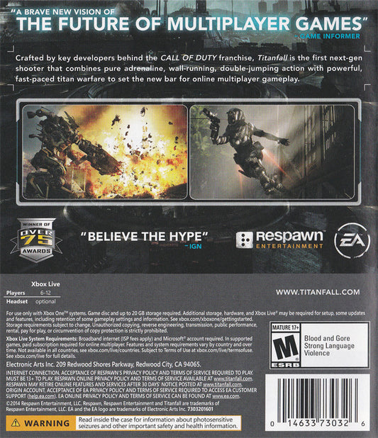 Titanfall - back