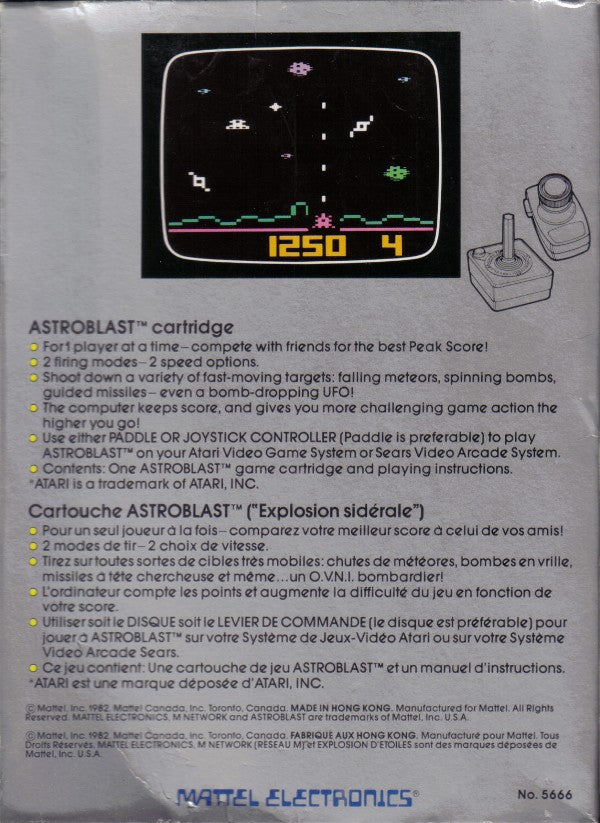 Astroblast - back