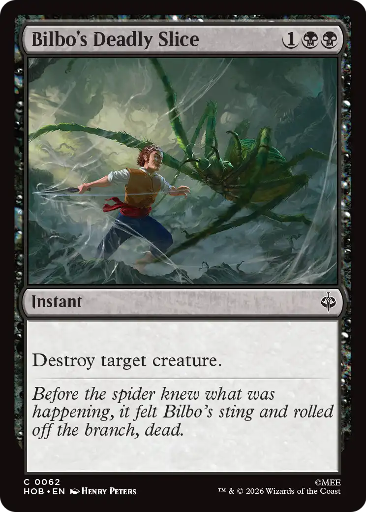 Bilbo's Deadly Slice (62) - NM - front