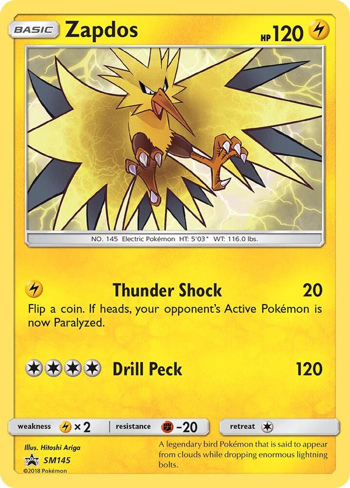 Zapdos - SM145 (Holofoil) - NM - front