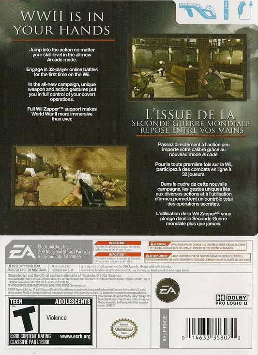 Medal of Honor Heroes 2 - back