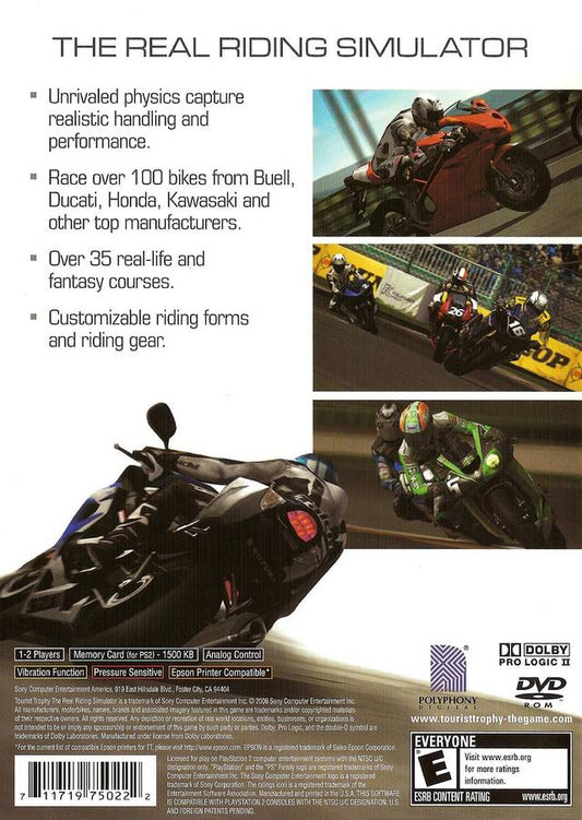 Tourist Trophy - back