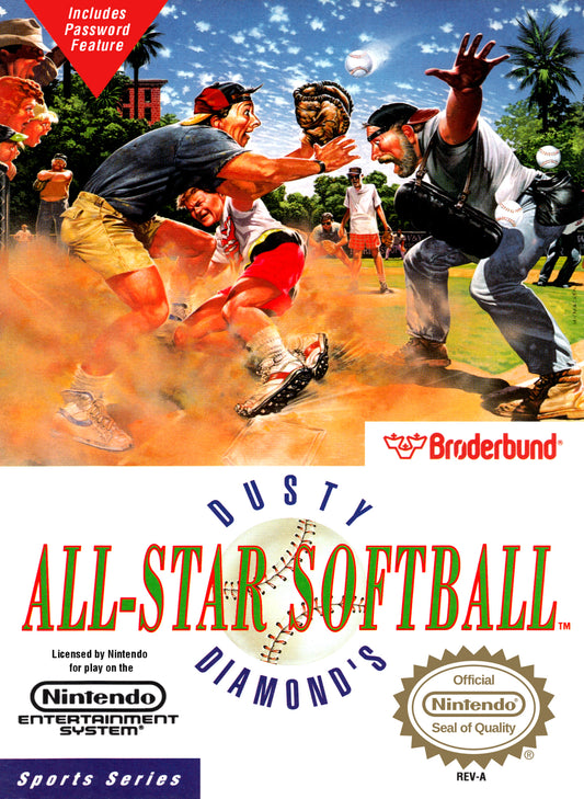 Dusty Diamond's All-Star Softball - front