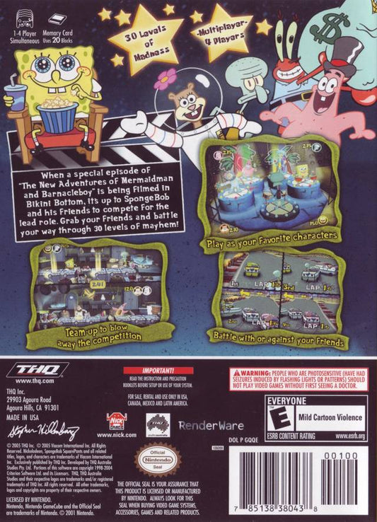 SpongeBob SquarePants Lights Camera Pants - back