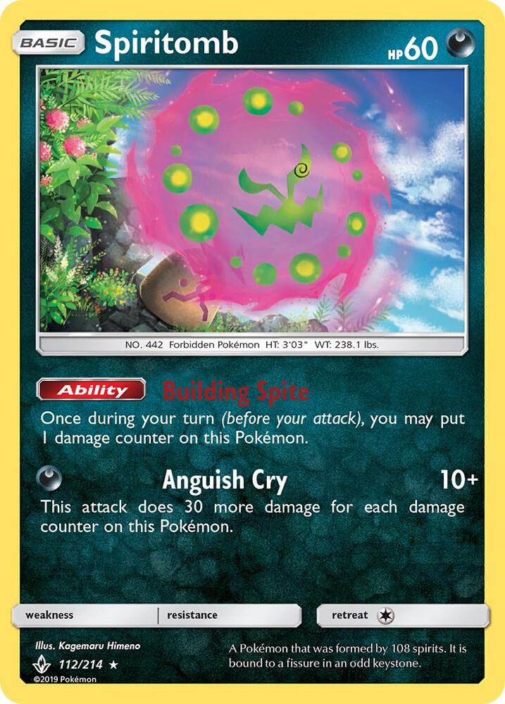 Spiritomb - 112/214 (Holofoil) - NM - front