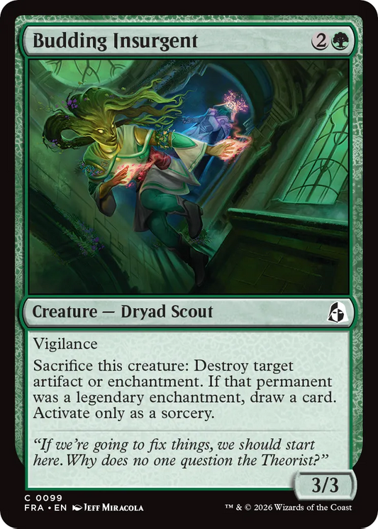 Budding Insurgent (99) - NM - front