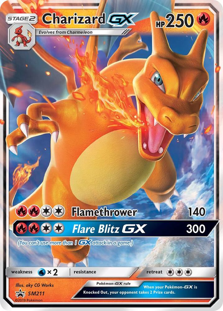 Charizard GX - SM211 (Holofoil) - NM - front