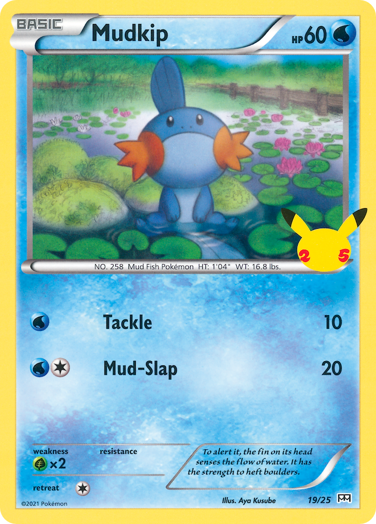 Mudkip - 19/25 - 019/025 (Holofoil) - NM - front