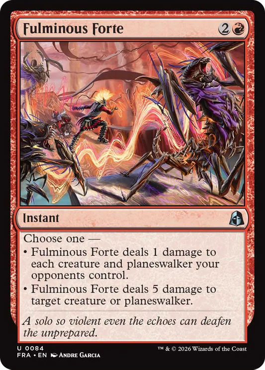 Fulminous Forte (84) (Foil) - NM - front