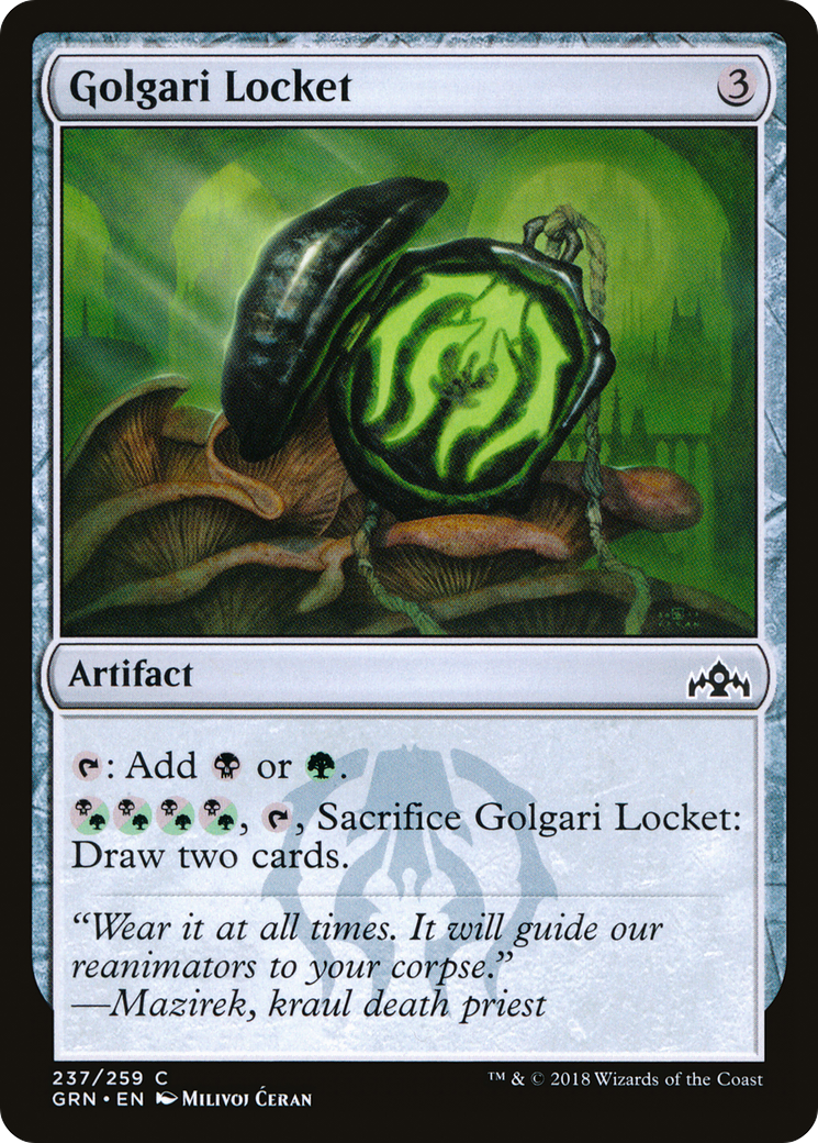 Golgari Locket (237) - NM - front