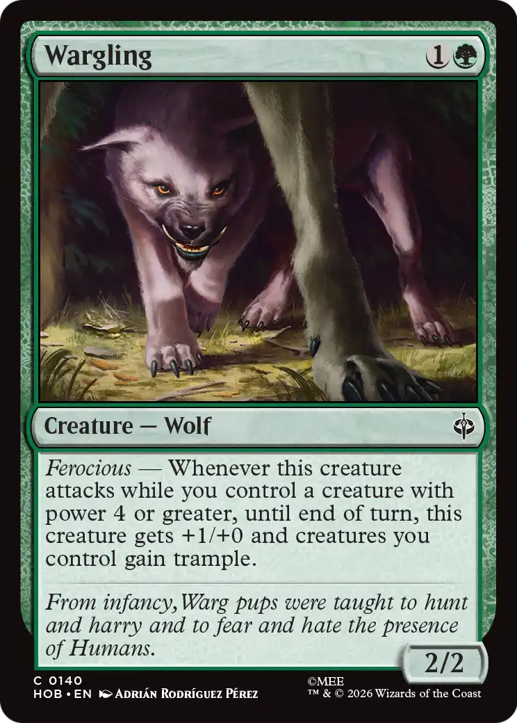 Wargling (140) - NM - front