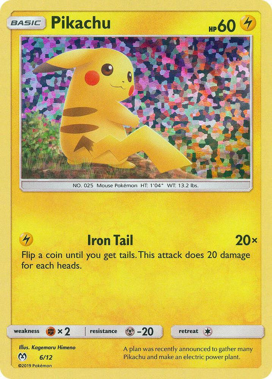 Pikachu - 6/12 - 006/012 (Holofoil) - NM - front