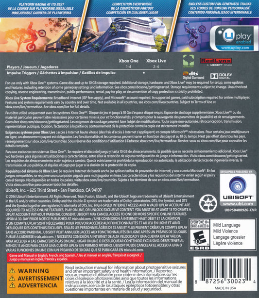 Trials Fusion - back