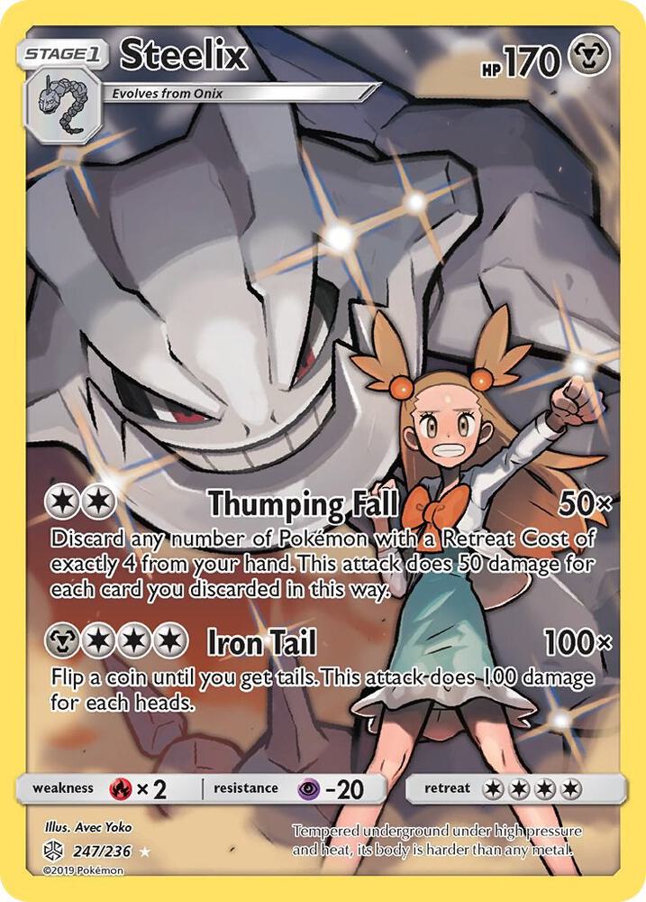 Steelix (Secret) - 247/236 (Holofoil) - NM - front