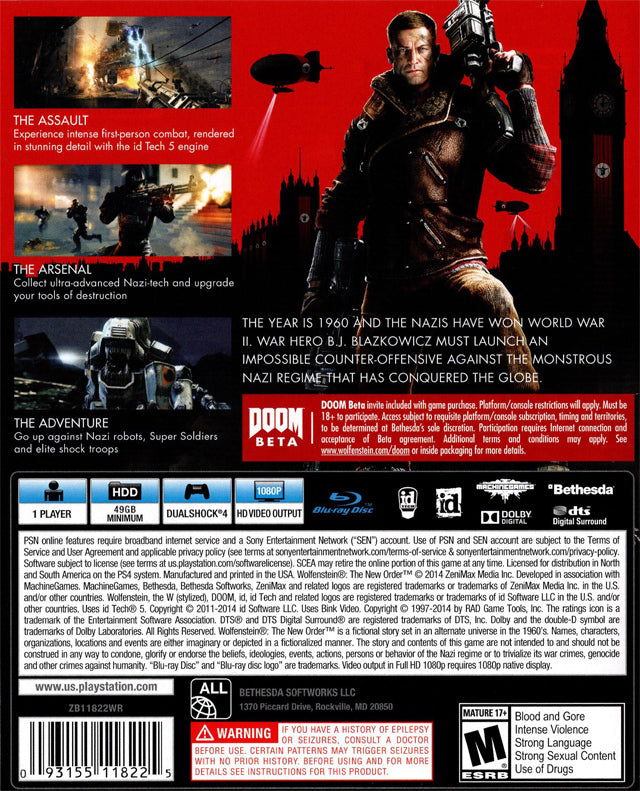 Wolfenstein: The New Order - back