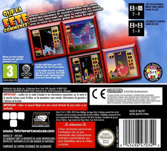 Tetris Party Deluxe - back