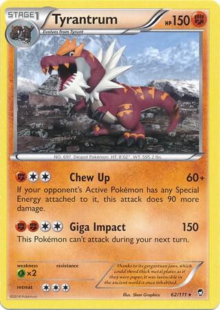 Tyrantrum - 62/111 (Cosmos Holo) - 062/111 (Holofoil) - LP - front