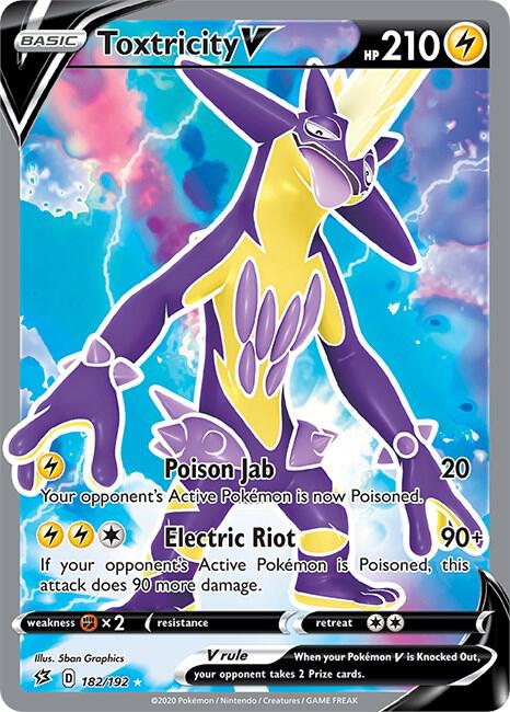 Toxtricity V (Full Art) - 182/192 (Holofoil) - NM - front
