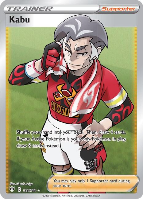 Kabu (Full Art) - 186/189 (Holofoil) - NM - front