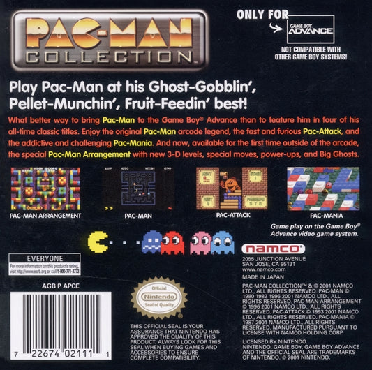 Pac-Man Collection - back