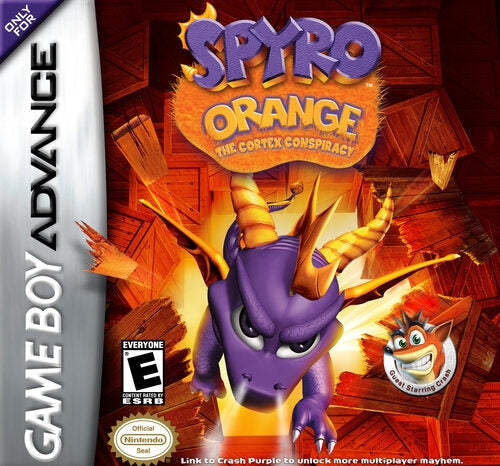 Spyro Orange The Cortex Conspiracy - front