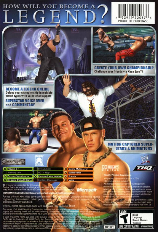 WWE Wrestlemania 21 - back