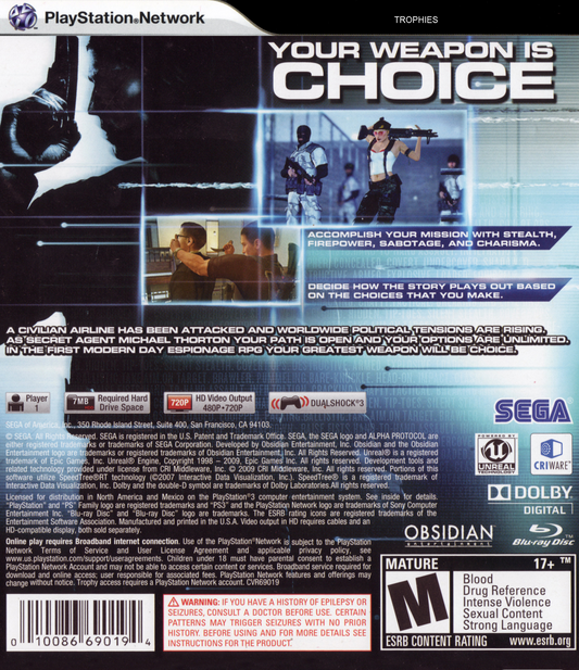 Alpha Protocol - back