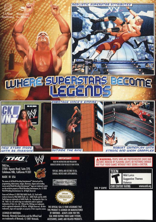 WWE Wrestlemania XIX - back