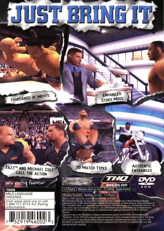 WWF Smackdown Just Bring It - back
