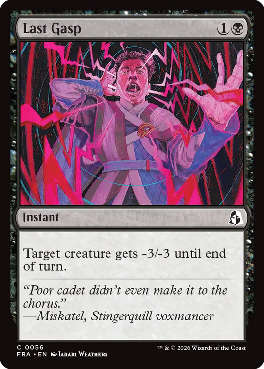 Last Gasp (56) (Foil) - NM - front