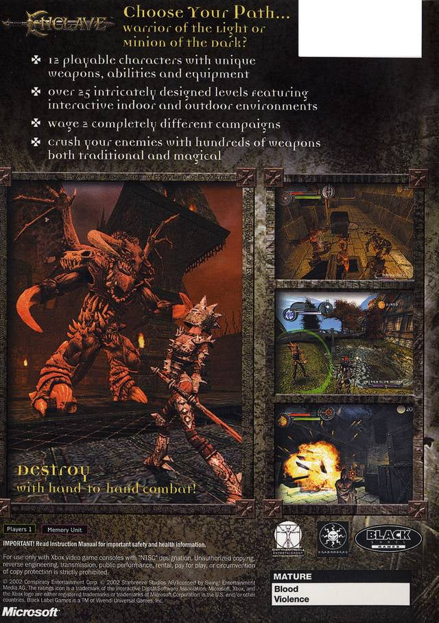 Enclave - back