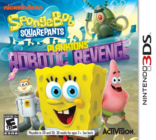 SpongeBob SquarePants: Plankton's Robotic Revenge - front
