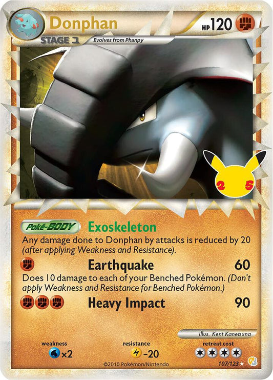 Donphan (Prime) - 107/123 (Holofoil) - NM - front