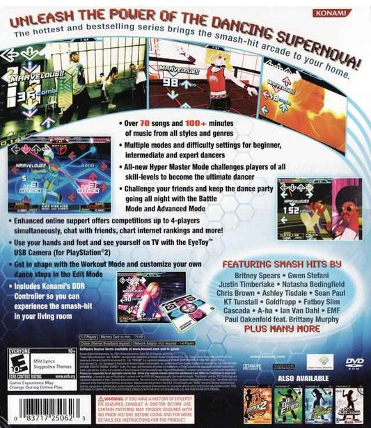 Dance Dance Revolution SuperNova 2 - back