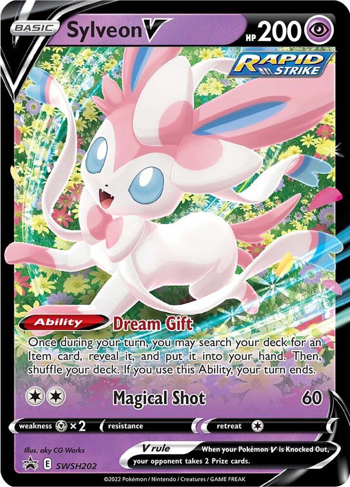 Sylveon V - SWSH202 (Holofoil) - NM - front