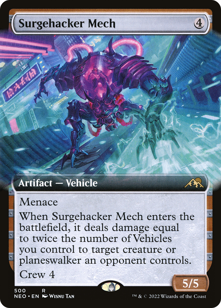 Surgehacker Mech (500) - EXTENDED ART - LP - front