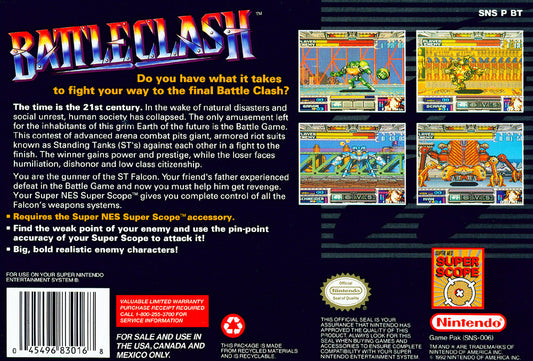 Battle Clash - back