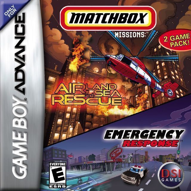 Matchbox Missions Air Land Sea Rescue & Emergency Response - front