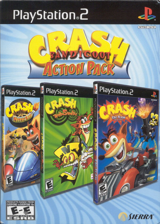 Crash Bandicoot Action Pack - front