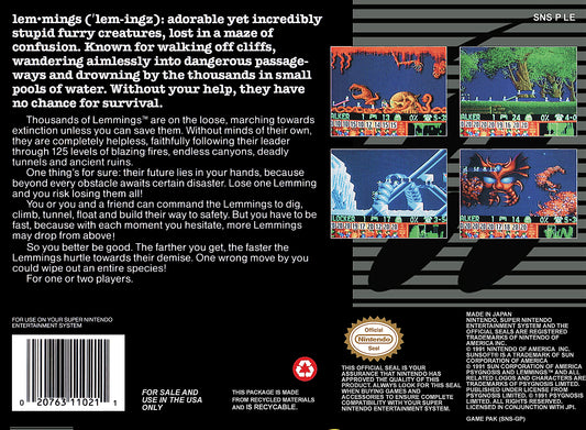 Lemmings - back