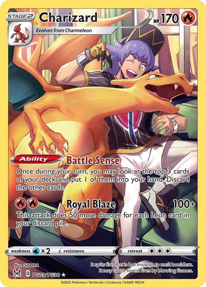 Charizard - TG03/TG30 (Holofoil) - NM - front