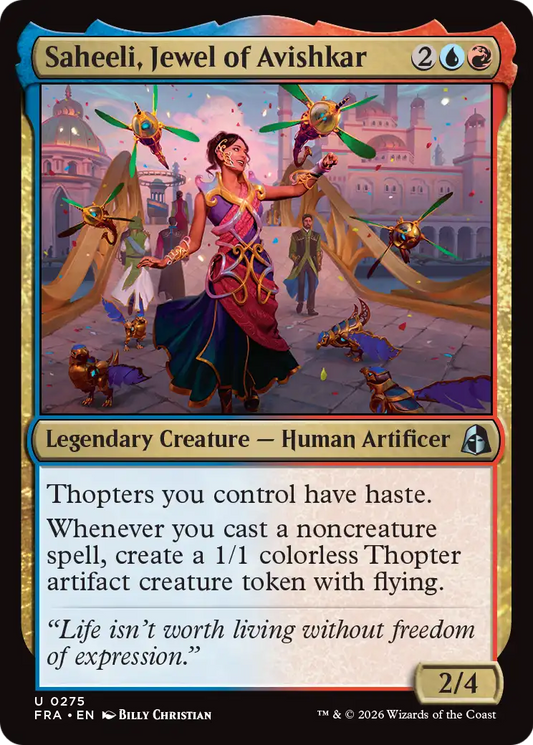 Saheeli, Jewel of Avishkar (275) (Foil) - NM - front
