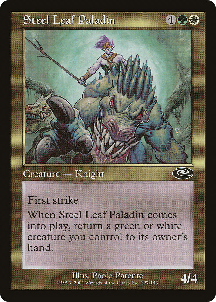 Steel Leaf Paladin (127) - LP - front