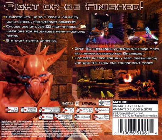 Quake III Arena - back